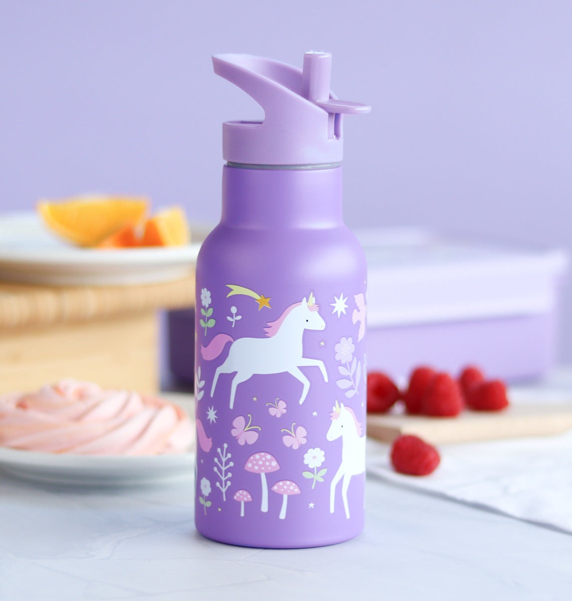 A Little Lovely Company Vaikiška termo gertuvė „Unicorn Dreams“ 350ml - Image 2