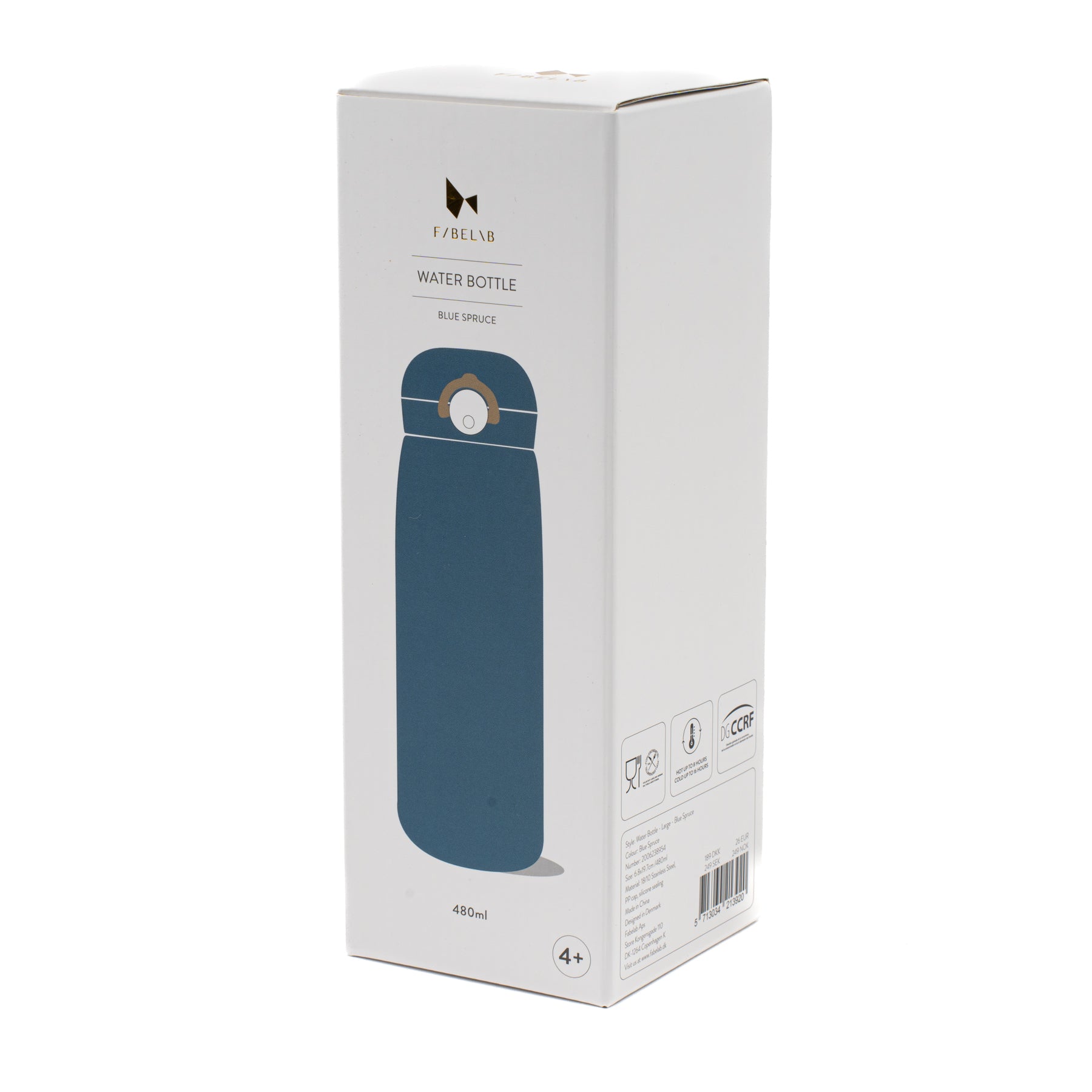 Luxkids Aps Vaikiška termo gertuvė FABELAB Blue Spruce 480 ml - Image 7