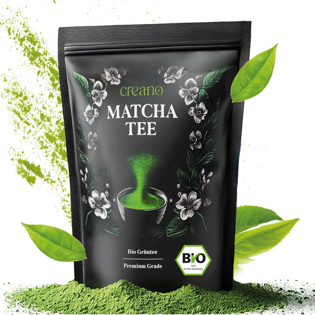 Creano Ekologiška Matcha Arbata - Premium Žalioji Arbata 100 g