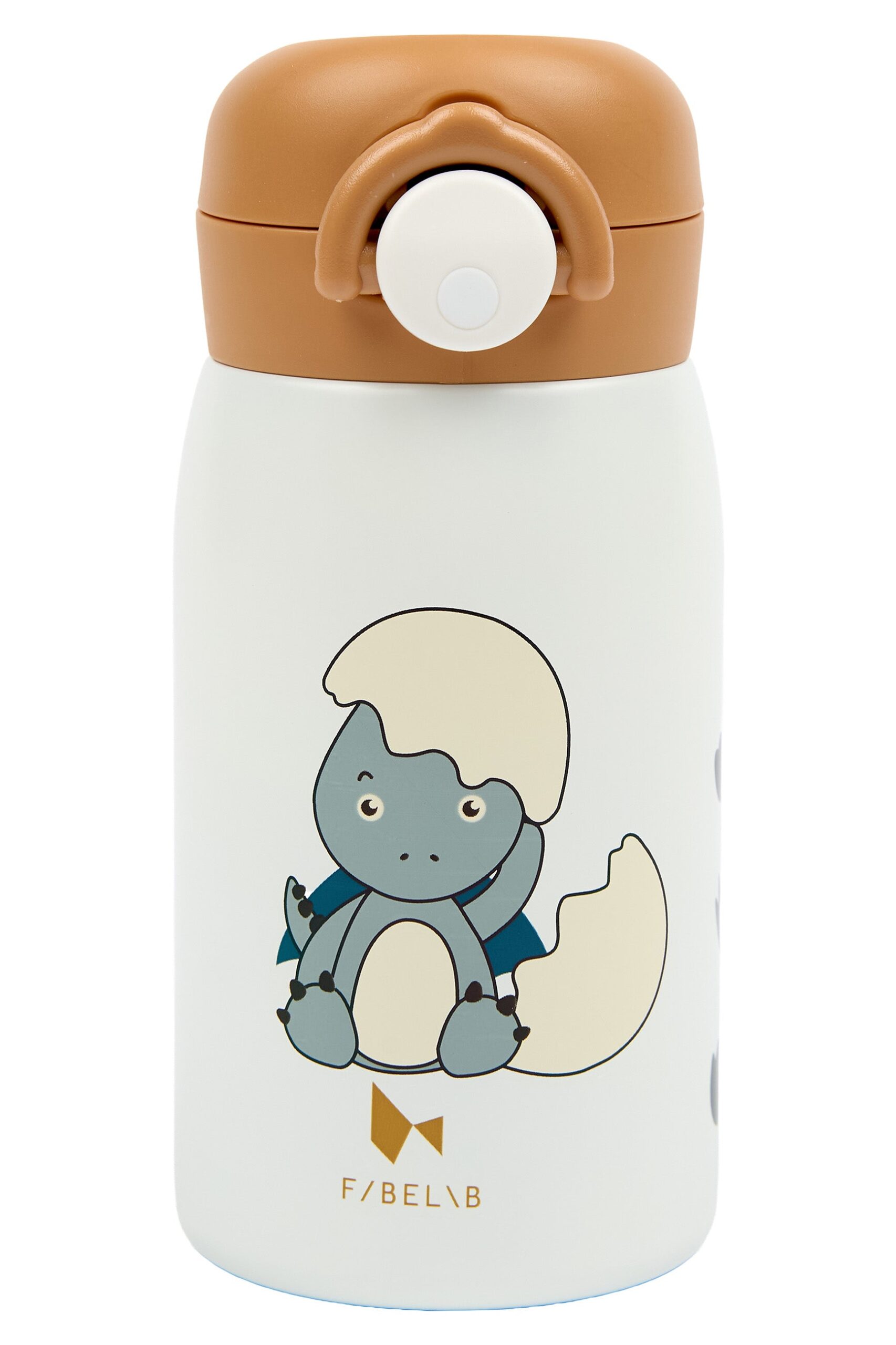 Luxkids Aps Vaikiška termo gertuvė FABELAB DINOLAND BLUE 320 ml