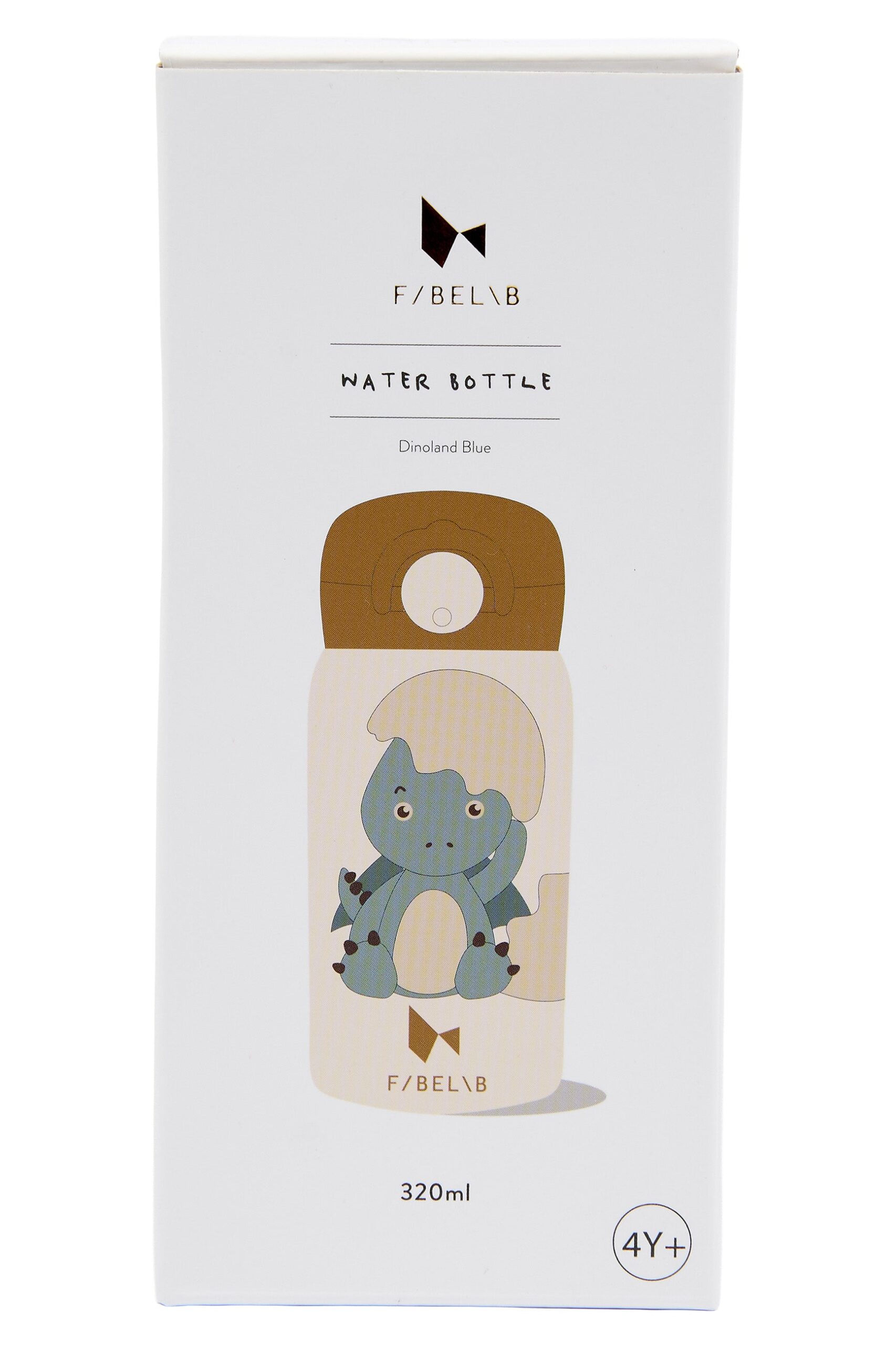 Luxkids Aps Vaikiška termo gertuvė FABELAB DINOLAND BLUE 320 ml - Image 2