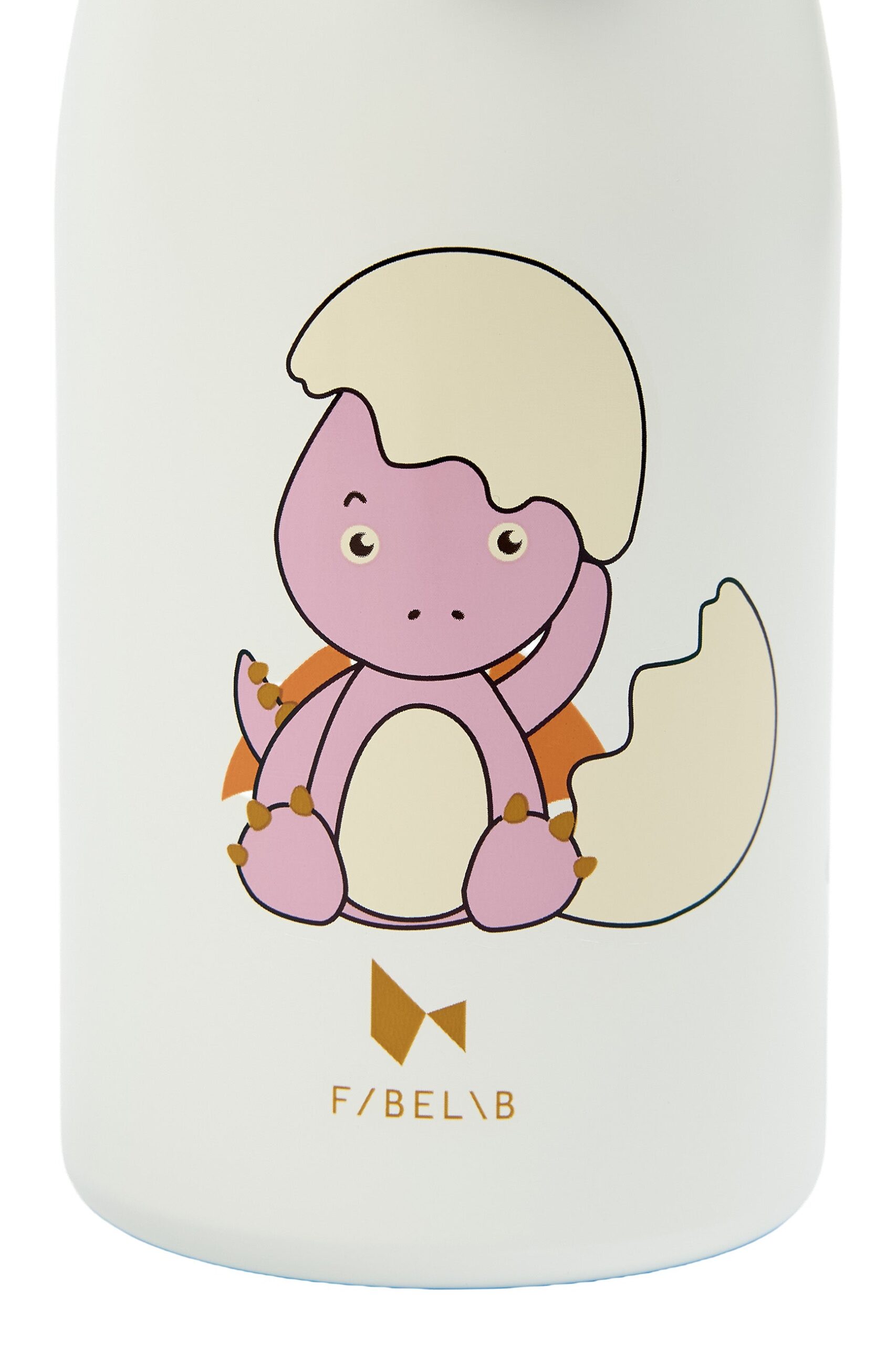 Luxkids Aps Vaikiška termo gertuvė FABELAB DINOLAND ROSE 320 ml - Image 6