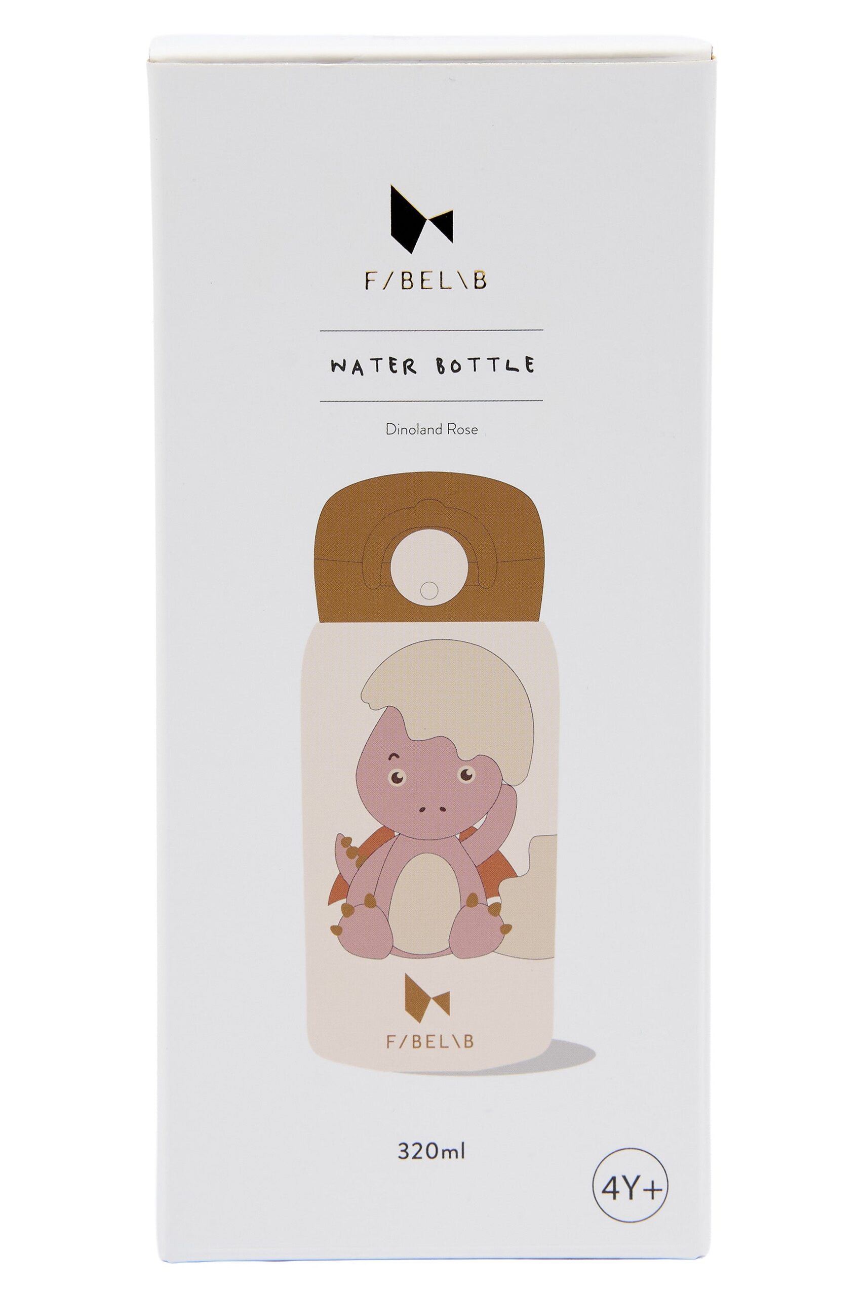 Luxkids Aps Vaikiška termo gertuvė FABELAB DINOLAND ROSE 320 ml - Image 2