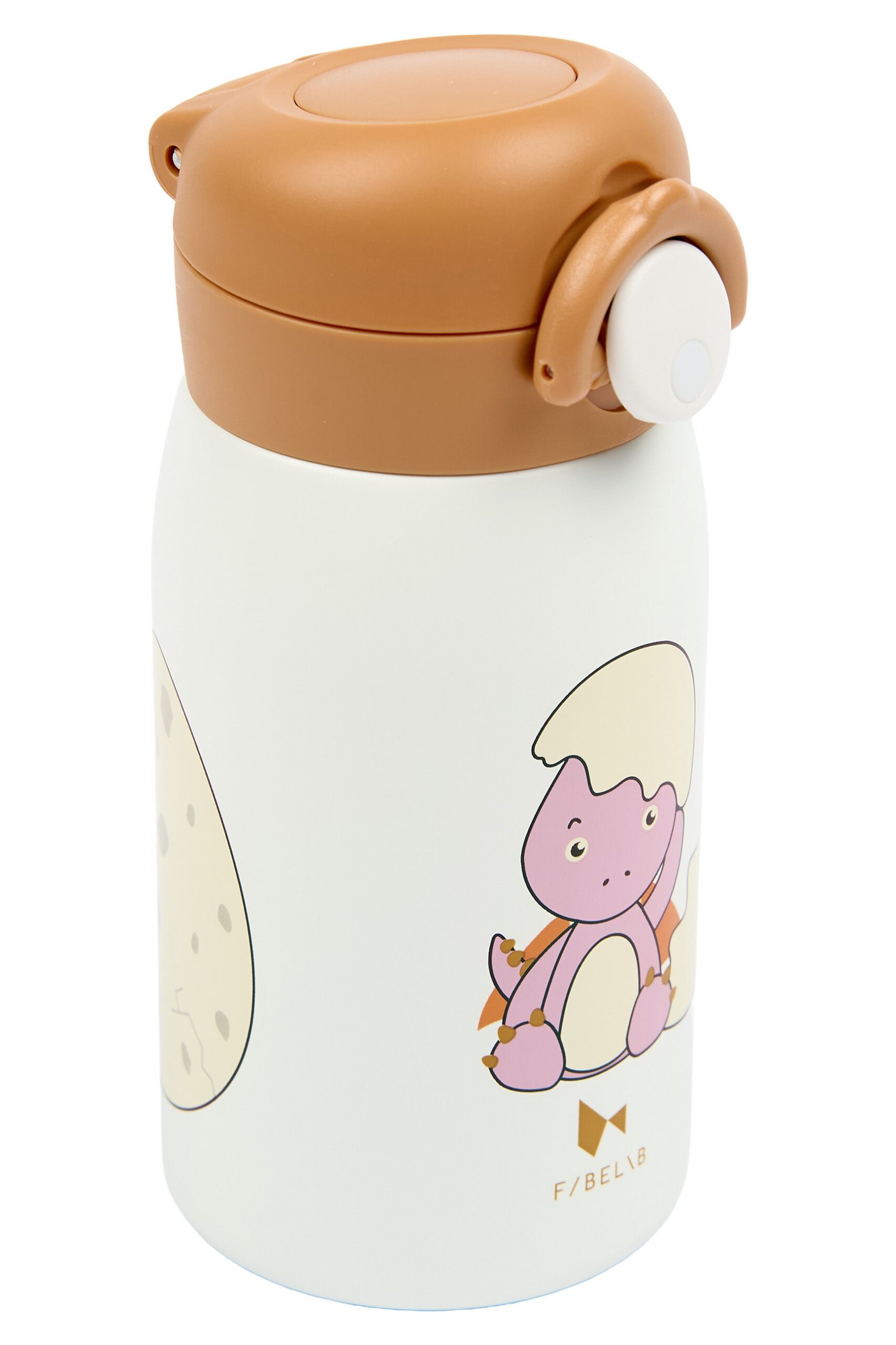 Luxkids Aps Vaikiška termo gertuvė FABELAB DINOLAND ROSE 320 ml - Image 4