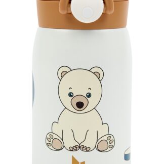 Luxkids Aps Vaikiška termo gertuvė FABELAB POLIARINĖ MEŠKA 320 ml