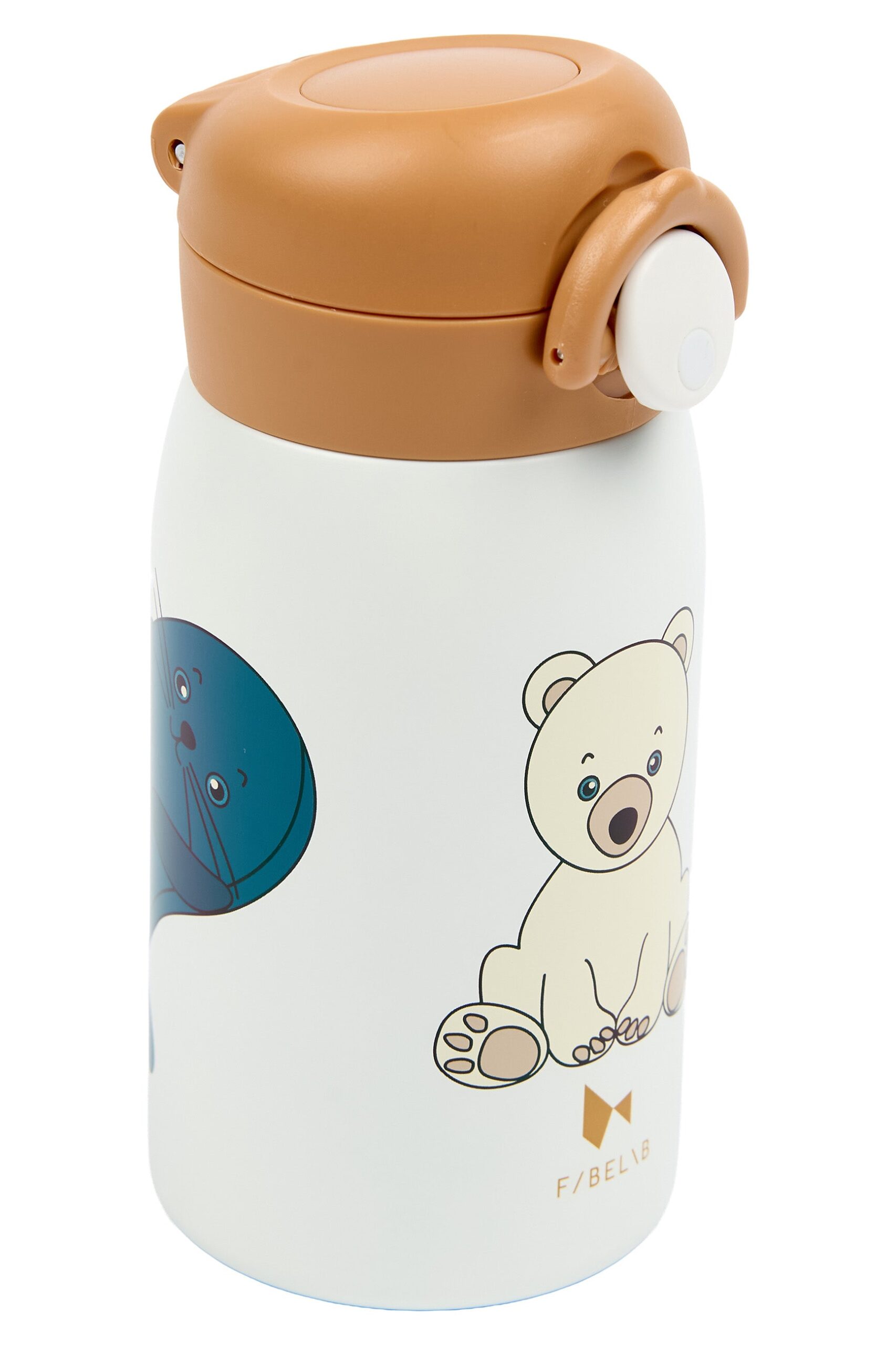 Luxkids Aps Vaikiška termo gertuvė FABELAB POLIARINĖ MEŠKA 320 ml - Image 3