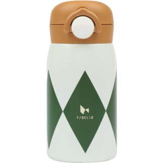 Luxkids Aps Vaikiška termo gertuvė FABELAB Harlekin Green 320 ml