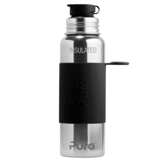 PURA Vaikiška termo gertuvė Sport 650 ml - Black