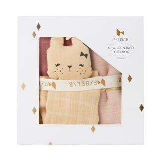 Luxkids Aps Naujagimio dovanų rinkinys 100% organinė medvilnė - FABELAB Dust Rose Mix