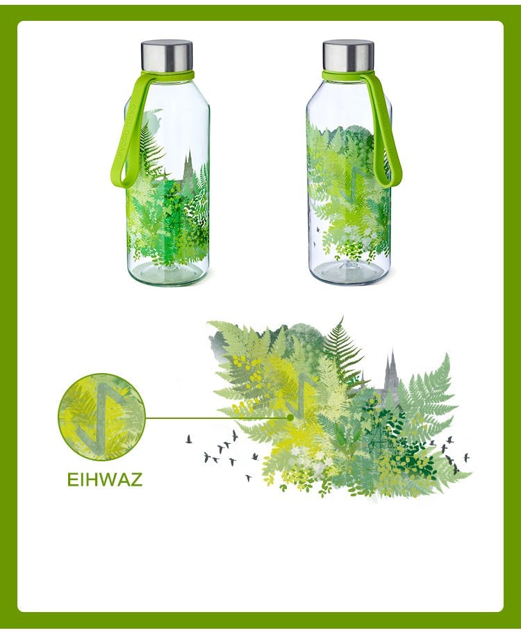 Carl Oscar WisdomFlask gertuvė 650ml - Nature - stilinga ir patogi vandens gertuvė kasdienai - Image 3