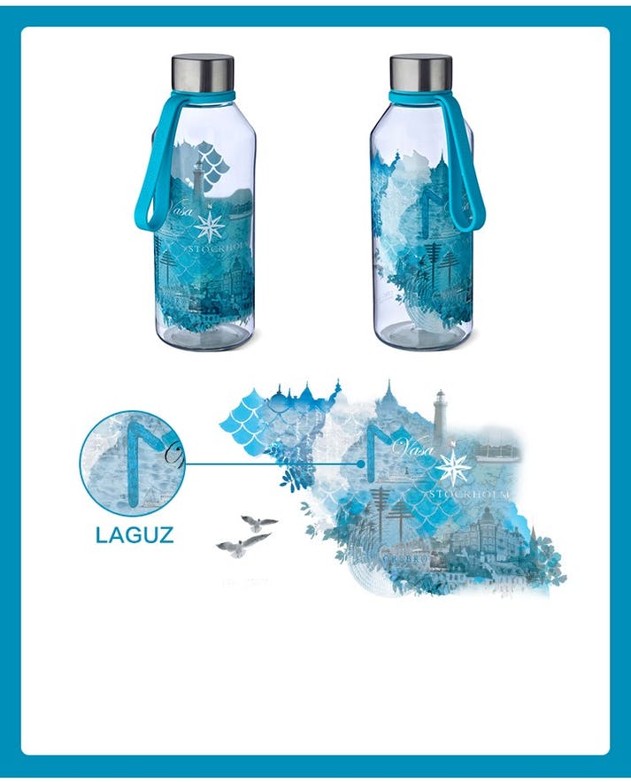 Carl Oscar WisdomFlask gertuvė 650ml - Water - stilinga ir patogi vandens gertuvė kasdienai - Image 3