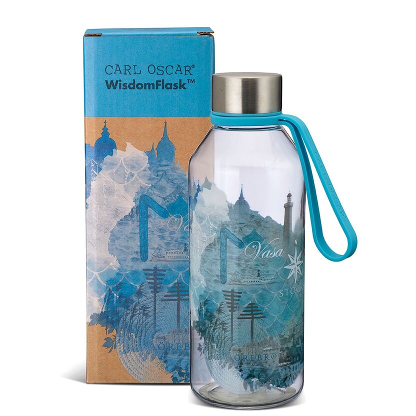 Carl Oscar WisdomFlask gertuvė 650ml - Water - stilinga ir patogi vandens gertuvė kasdienai - Image 2