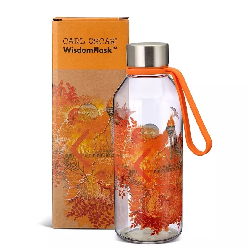Carl Oscar WisdomFlask gertuvė 650ml - Fire - stilinga ir patogi vandens gertuvė kasdienai - Image 2