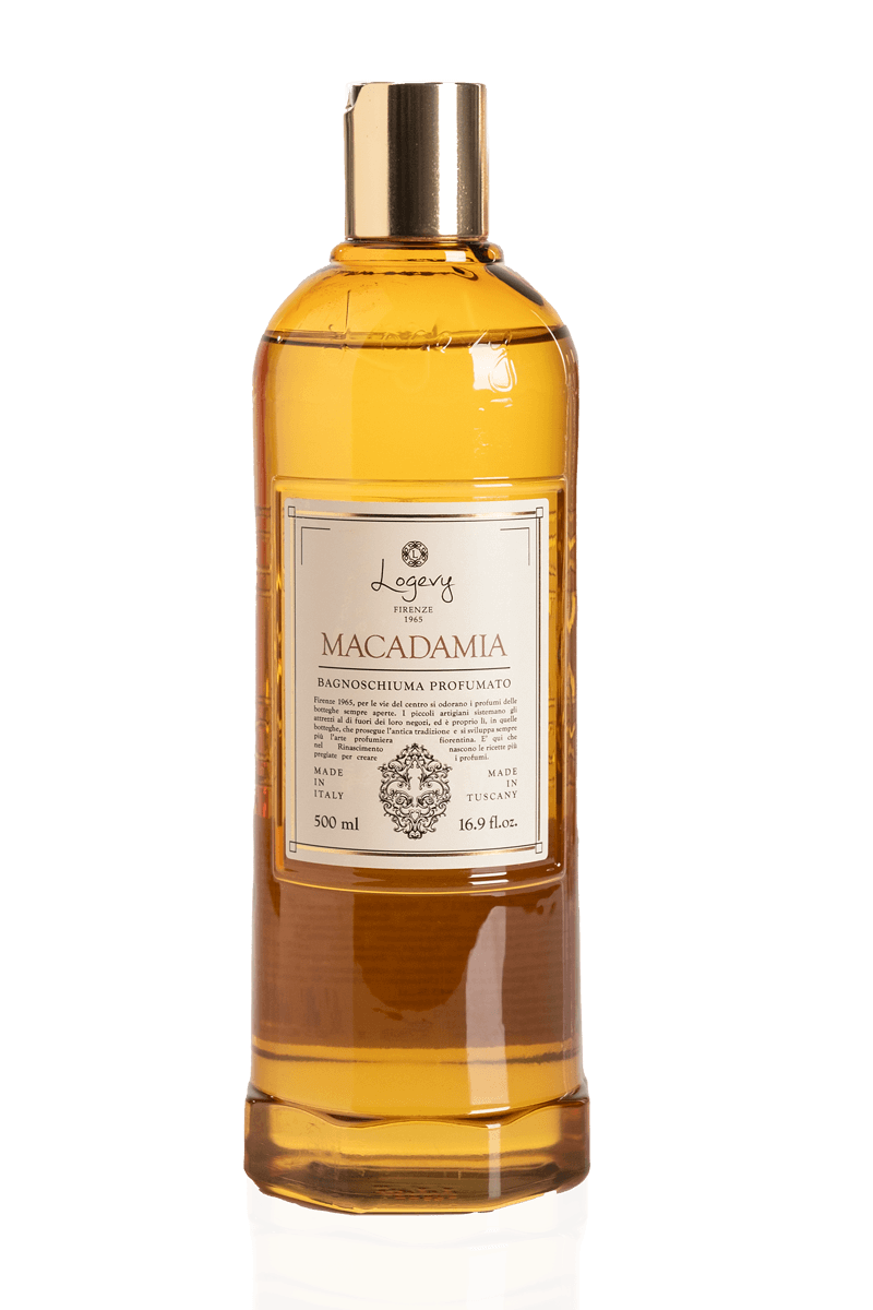 Logevy Firenze 1965 „Macadamia“ – Prabangus parfumuotas itališkas dušo gelis, 500 ml