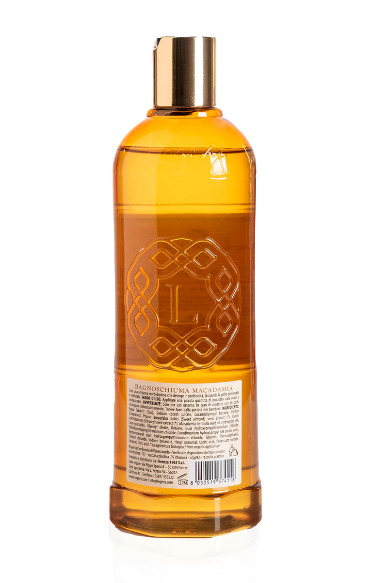 Logevy Firenze 1965 „Macadamia“ – Prabangus parfumuotas itališkas dušo gelis, 500 ml - Image 3