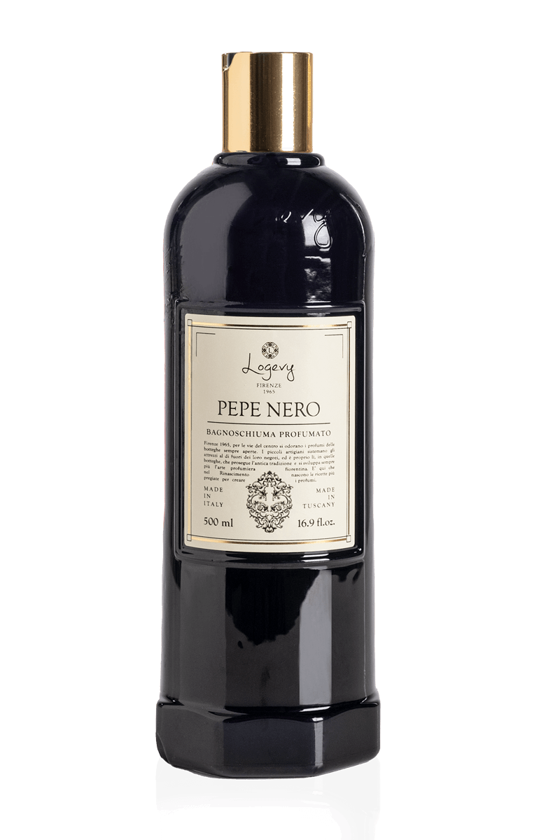 Logevy Firenze 1965 „Pepe Nero“ – Prabangus parfumuotas itališkas dušo gelis, 500 ml