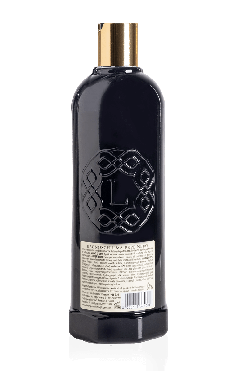 Logevy Firenze 1965 „Pepe Nero“ – Prabangus parfumuotas itališkas dušo gelis, 500 ml - Image 4